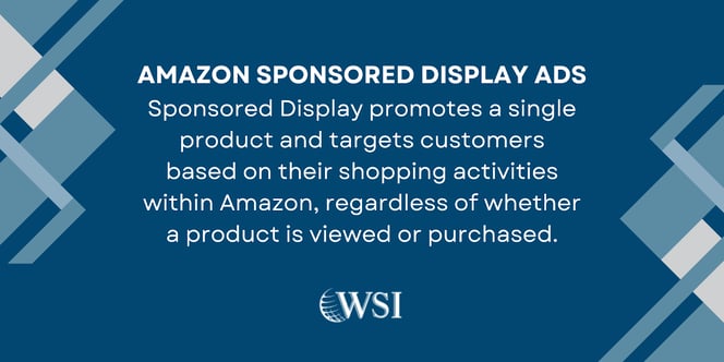 Introduction to Amazon Sponsored Display Ads, highlighting one of the key Amazon ad types.
