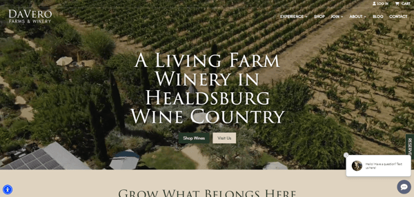 DaVero-Winery-WMA-Screenshot